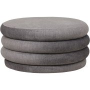 Upholstered Storage Ottoman Grey